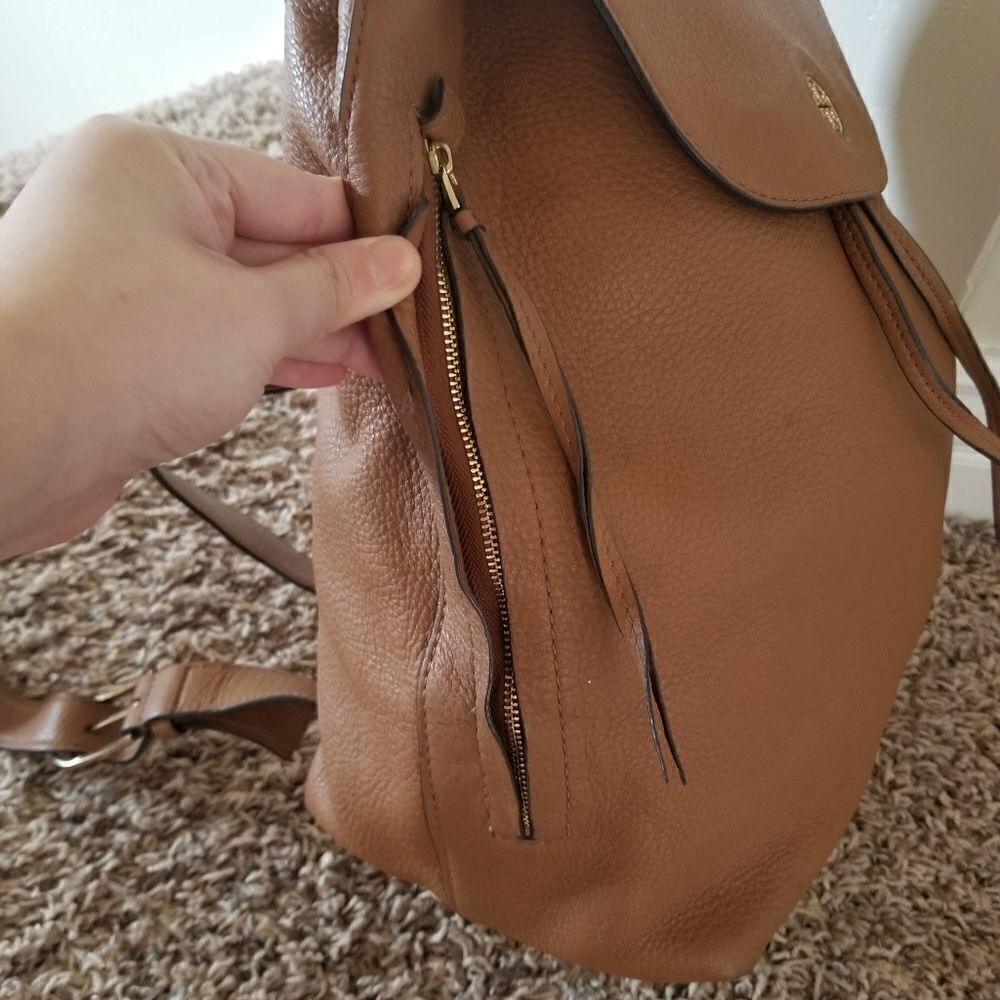 Tory Burch Leather Backpack - Picture 5 of 9